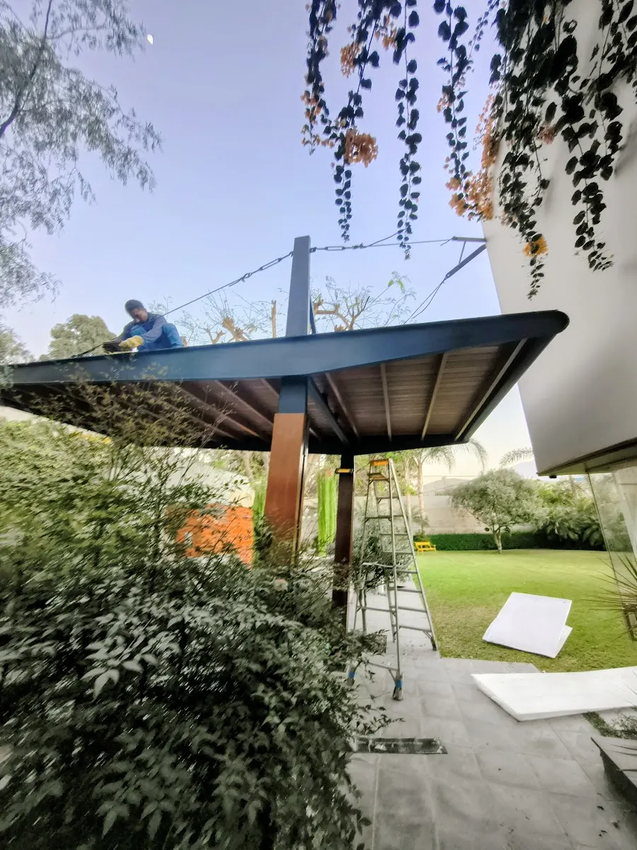 Pérgola Sol y Sombra Contemporánea